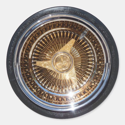 ローライダーワイヤホイールシール ラウンドシール (正面)