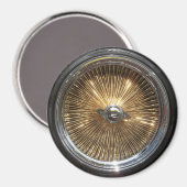 ローライダーワイヤホイールスポークリム磁石 マグネット (正面/裏面)