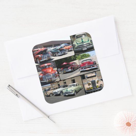 ローライダー爆弾のシール スクエアシール (封筒)