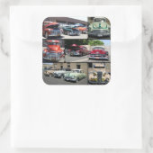 ローライダー爆弾のシール スクエアシール (バッグ)