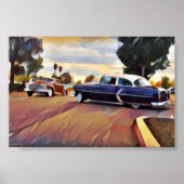 ローライダー爆弾クルーズローライダークルージング車 ポスター (正面)