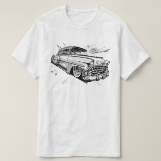 ローライダー爆弾低ライダー爆弾エアブラシアート Tシャツ (デザイン正面)