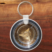 ローライダー金ゴールドワイヤホイールキーチェーン キーホルダー (正面)