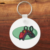 ローラコースターテーマパークライドキーチェーン キーホルダー (正面)