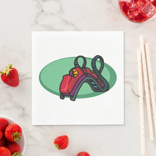 ローラコースターテーマパークライドナプキンス スタンダードランチョンナプキン