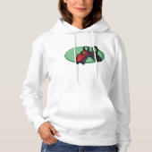 ローラコースターテーマパークライドフード付きスウェットシャツ パーカ (正面)