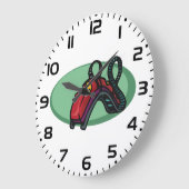 ローラコースターテーマパークライド ラージ壁時計 (傾斜)