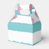 ローラスケートで滑るパステル誕生日サンキュー フェイバーボックス (裏面サイド)