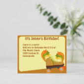 ローラスケートで滑るパーティー時間 招待状 (スタンド正面)