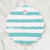 ローラスケートで滑る誕生日パステルサンキュー フェイバータグ (裏面)