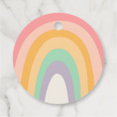 ローラスケートで滑る誕生日レトロスケート感謝していロリン フェイバータグ (裏面)