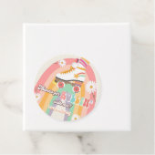 ローラスケートで滑る誕生日レトロスケート感謝していロリン フェイバータグ (インサイチュ)