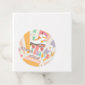 ローラスケートで滑る誕生日レトロスケート感謝していロリン フェイバータグ (インサイチュ)