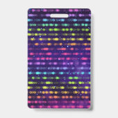 ローラスケートで滑る誕生日VIPパスラニヤード バッジ (Back)