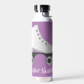 ローラスケートで滑るThor銅真空絶縁 ウォーターボトル (左面)