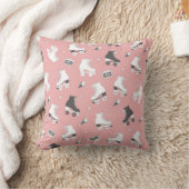 ローラスケートとカセットtを使ったシームレスなパターン クッション (ブランケット)