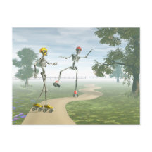 ローラスケートのスケルトン