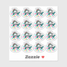 ローラスケートハッピーメカスタムールカットビニールシール