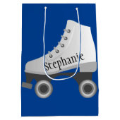 ローラスケート抱き枕 ミディアムペーパーバッグ (裏面)