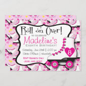 ローラスケート招待状#2 招待状 (正面/裏面)