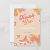 ローラスケート誕生日サンキューカード サンキューカード (正面)