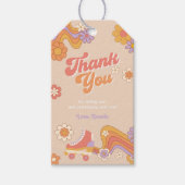 ローラスケート誕生日メッセージカード ギフトタグ (正面)