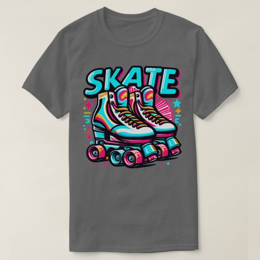 ローラスケート2 Tシャツ (デザイン正面)