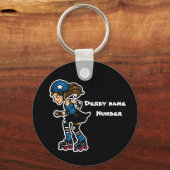 ローラダービージャマーのカスタマイズ キーホルダー (正面)