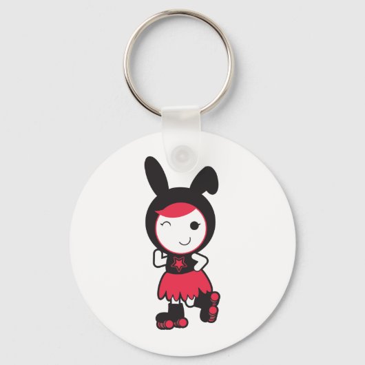 ローラダービー キーホルダー (正面)