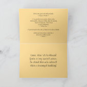 ローラハワイ家族のハッピーバースデーの日没 カード (内部)