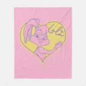 ローラハート署名 フリースブランケット (正面)