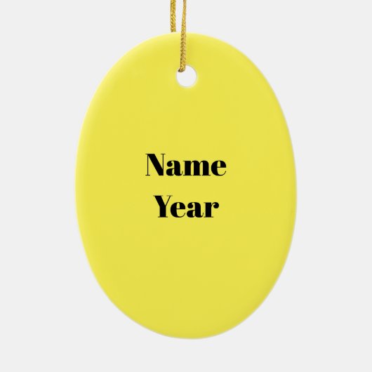 ローラブラシ付き黒男性画家オーナメント セラミックオーナメント (裏面)