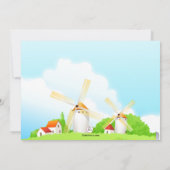 ローラブレードト招待状 招待状 (裏面)