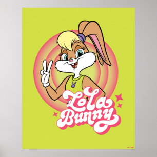 ローラレトロルーニーTUNES™リングや輪 ポスター