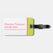 ローラレトロルーニーTUNES™リングや輪 ラゲッジタグ (裏面横)