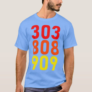 ローランドTB303 TR808 TR909ビート Tシャツ