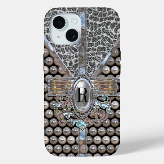 ローランヌダズルモノグラム Case-Mate iPhoneケース (裏面)