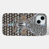 ローランヌダズルモノグラム Case-Mate iPhoneケース (裏面 (横))