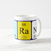 ローラン周期表名mug コーヒーマグカップ (正面右)