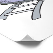 ローラーおもしろいコースター・キリン ポスター (角)