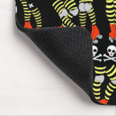 ローラーのダービーのストライプなmousepad マウスパッド (コーナー)