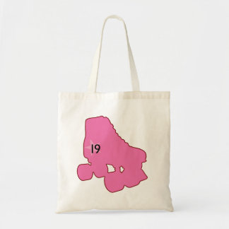 ローラーのダービーのピンクのスケートのバッグ トートバッグ