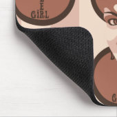 ローラーのダービーの女の子 マウスパッド (コーナー)