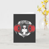 ローラーのダービーの女王の*Updated* カード (黄色い花)