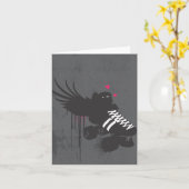 ローラーのダービーの挨拶状 カード (黄色い花)