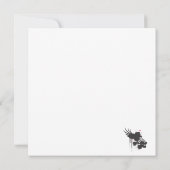 ローラーのダービーの正方形のメッセージカード ノートカード (裏面)