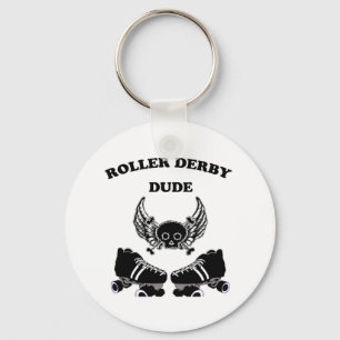 ローラーのダービーの男 キーホルダー