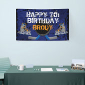 ローラーのホッケーの誕生日 横断幕 (トレードショー)