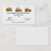 ローラーの建設業カード 名刺 (正面/裏面)