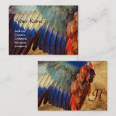 ローラーの翼羽根をアンティーク区画に 名刺 (正面/裏面)